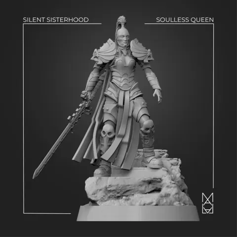 Soulless Queen (Pre-Supported) by Malal3D