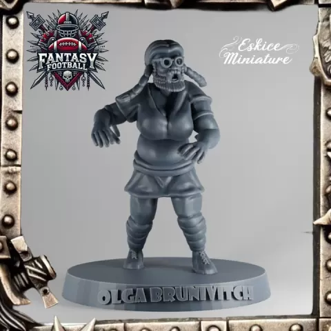 Olga Brunevitch, starplayer - Fantasy Football by Eskice Miniature - Aron