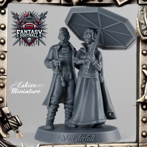 Von Derfull Duo - 32mm Fantasy Football by Eskice Miniature - Aron