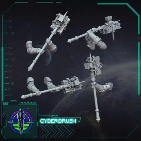 Codex Hammers kit by Cyberbrush
