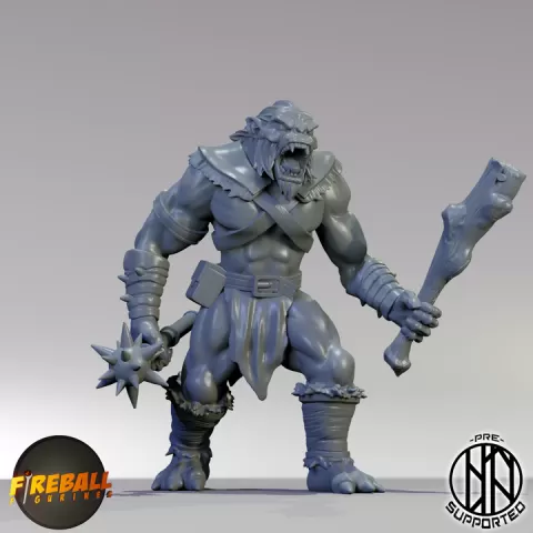 Grusk, the Bugbear Brute by Fireball Figurines