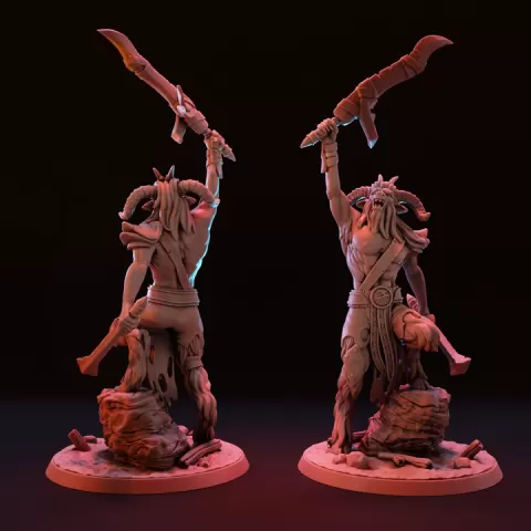 Minotaur | Presupported Lord of Beasts Monster for Tabletop RPG and Wargames by The Forge of Many Things