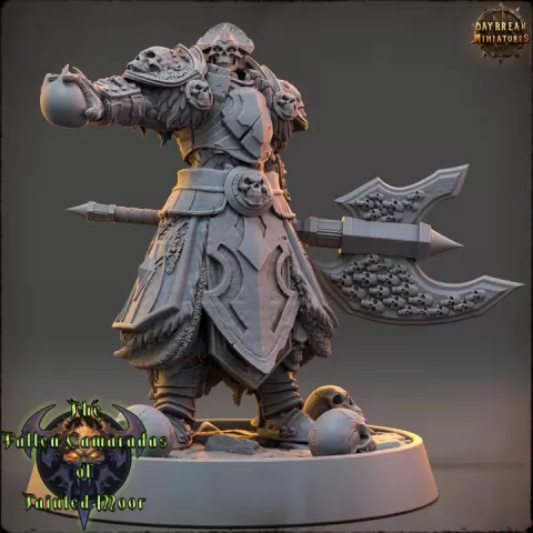 Pale Lord Kraven - The Fallen Camaradas of Tainted Moor by Daybreak Miniatures