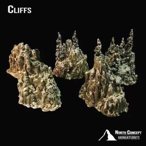 Cliffs - Terrain by North Concept Miniatures