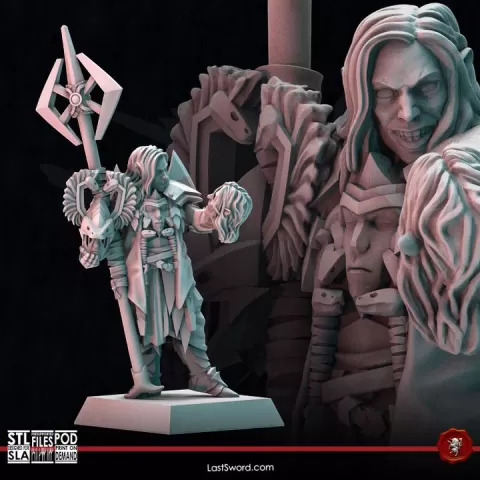 Lord of the Royal Guard | Pre-Supported | 30mm Fantasy by LastSword Miniatures