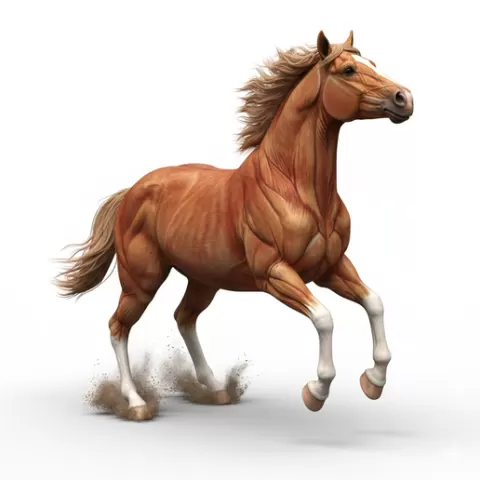 Horse stopping abruptly, horse, horses, equine, animal, wildlife, farm, ranch, riding, gallop, mane, tail, hooves, stallion