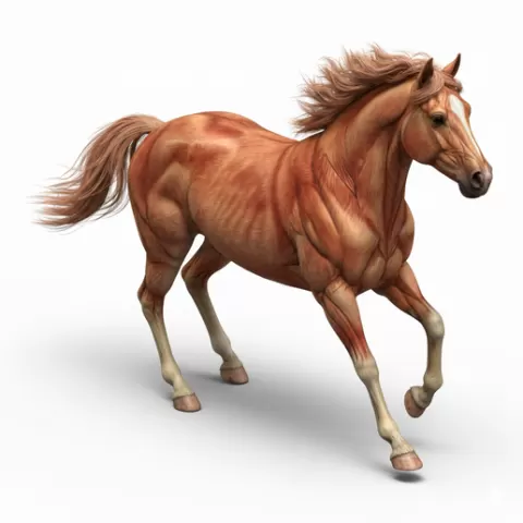 Horse galloping full speed, horse, horses, equine, animal, wildlife, farm, ranch, riding, gallop, mane, tail, hooves, stallion