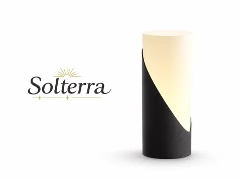 Solterra Modern 3D Printed Table Lamp