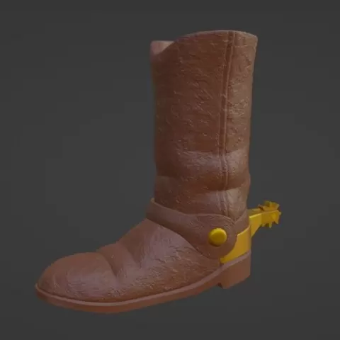 Cowboy Boot Pen Holder (Working Spur)