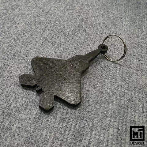 F-22 Raptor Keychain Silhouette