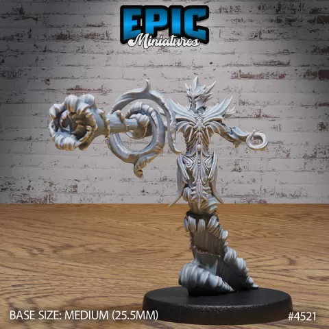 Water Myrmidon Magic / Aqua Elemental / Humanoid Creature / Wave Shaper / Ocean Warrior / Shoal Reaver / Marid Beast / Sea Monster Encounter by Epic-Miniatures