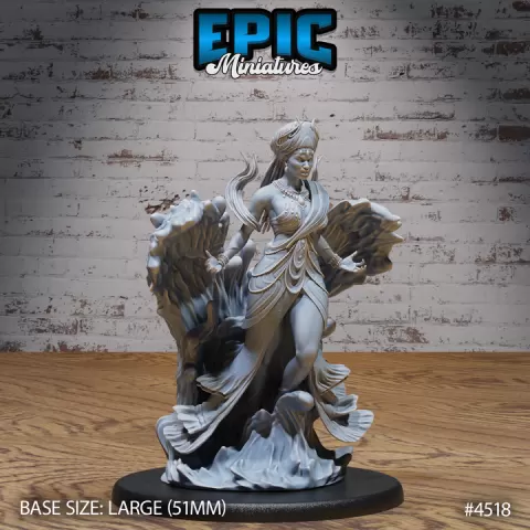River Goddess Avatar Rage / African Tribes God / Southern Deity / Majestic Warrior / Tribal Female Leader / Forgotten Utopia Fighter / Safari Encounter by Epic-Miniatures