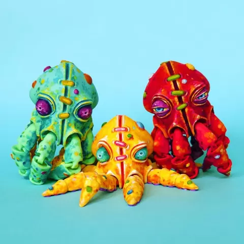 Stuffed Octopus by TwistyPrints