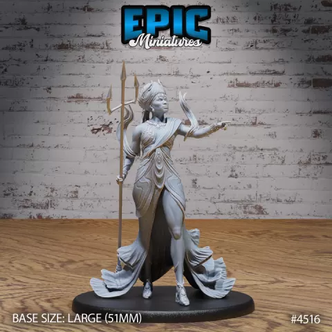 River Goddess Avatar / African Tribes God / Southern Deity / Majestic Warrior / Tribal Female Leader / Forgotten Utopia Fighter / Safari Encounter by Epic-Miniatures