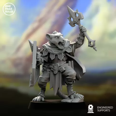 Quest - Ratmen Cleric by One Page Rules