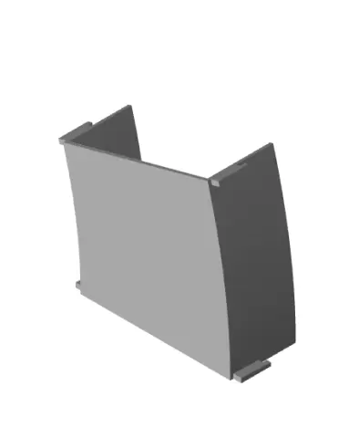 Large Diameter 15 Degree Single Lane Corners