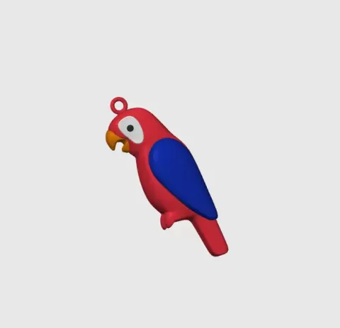 Parrot Keychain