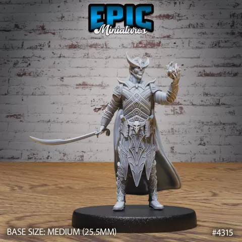 Infernal Knight / Ancient Hell Spawn / Cult Headhunter / Abyss Devil Warrior / Evil Demonic Beast / Flame Handler / Fire Encounter by Epic-Miniatures