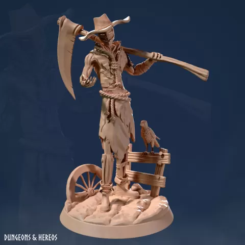 Scarecrow - Scarecrow Monster - Monster - Crow - Sickle - Scary Monster - Monster Scary by A Bard's Tale