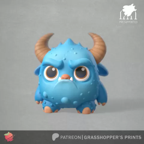 GRUMPY (MONSTER) DUDE by Grass Hopper
