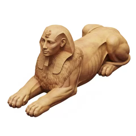 Sphinx lying regal, dinosaur, dino, prehistoric, jurassic, fossil, reptile, creature, monster, fantasy, dragon, beast