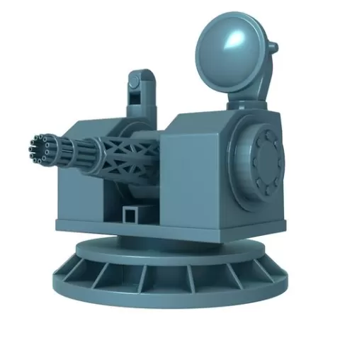 Type 1130 / Massive 11 Barrel Naval Gatling Gun / naval gun / gun stl / gun printer / military gun / warship