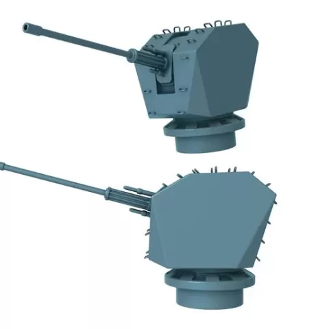HPJ 45A / Naval Gun / Marlin WS rapid naval gun / MK36 / naval gun / gun stl / gun printer / military gun / warship