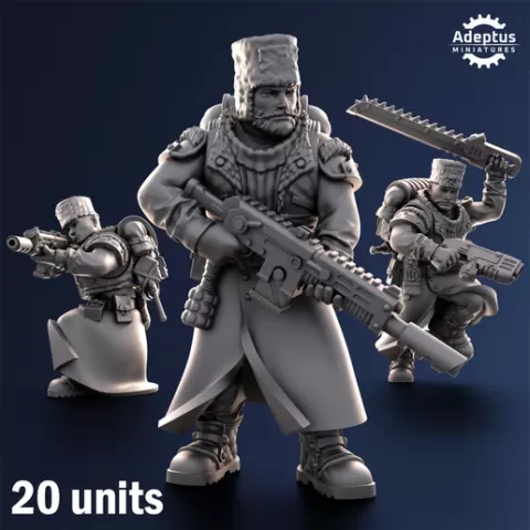 Squad. Coldreach Regiment. Imperial Guard