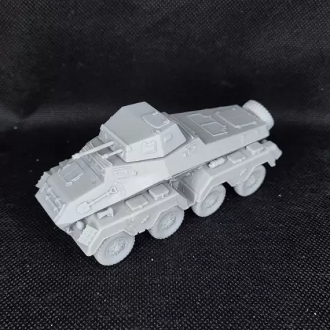 Sd.Kfz.231 (8 Rad) - Heavy Armored car + 2 Tankmen (Germany, WW2) by Wargame3d