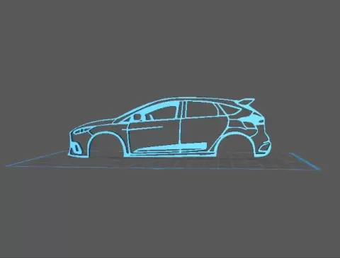 Ford - Focus RS Wall Art