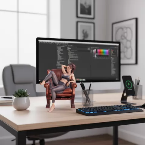 HOT HENTAI FIGURINE SEXY ANIME LATINA MILF RELAXED (NSFW)