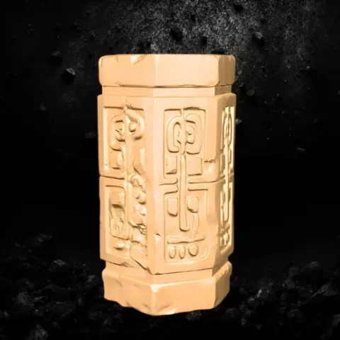 Monumental symbol pillar