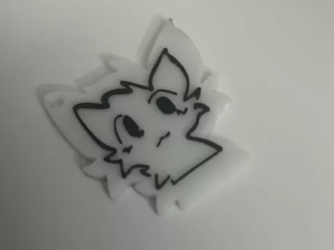 Boy kisser keychain