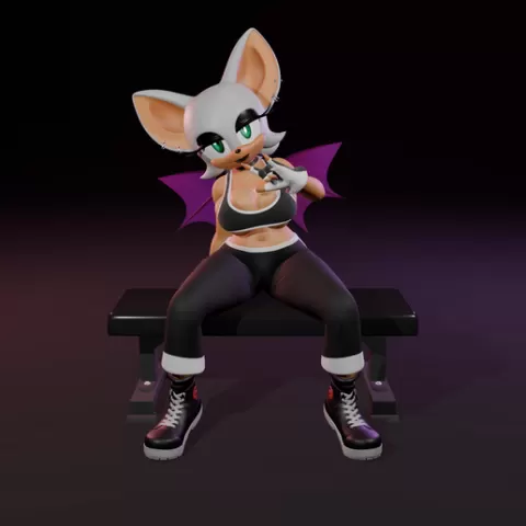 Rouge Gym SFW