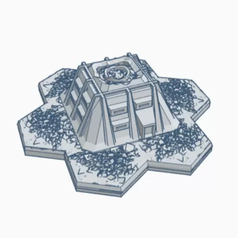 Ruined Weapons Emplacement with Hex Base MilRHB024 MilRHB025 MilRHB026 MilRHB027 MilRHB028 MilRHB029 MilRHB030 MilRHB031 MilRHB032 MilRHB033 MilRHB034 MilRHB035 MilRHB036 MilRHB037 MilRHB038 by Wargame Forge