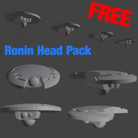 2pi Ronin Heads by Philipp