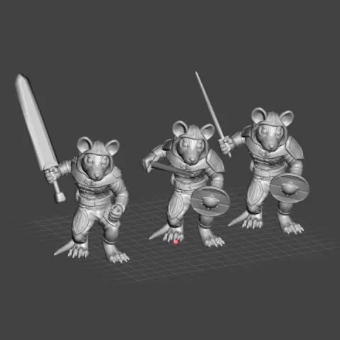 Ratfolk Mercenaries by Helmut Kovar