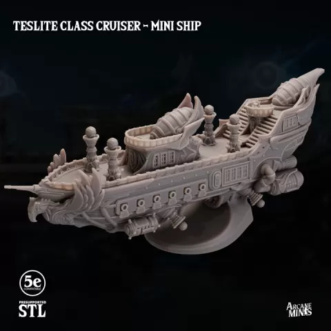 Teslite Class Cruiser - Mini Ship by Sordane Publishing
