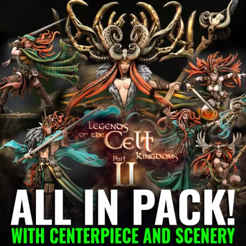 Legends of the Celts Kingdoms part II All in Pack (With Scenery/Centerpiece) by Heroes Infinite