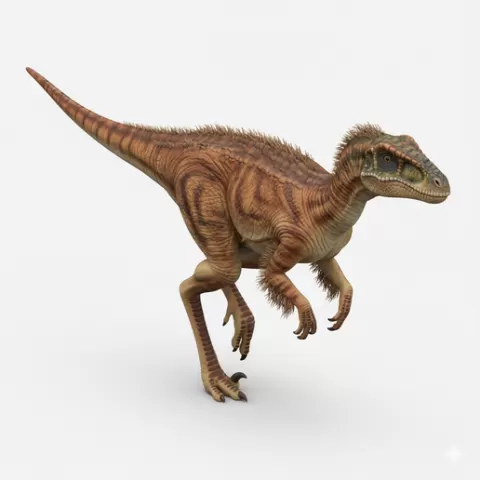 Dryosaurus agile stance, dinosaur, dino, prehistoric, jurassic, fossil, reptile, creature, monster, fantasy, dragon, beast