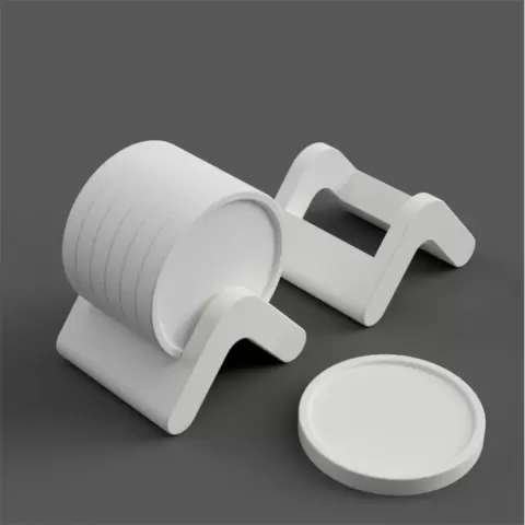 circular coasters with base
