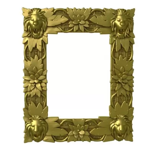 mermaid photo frame / mermaid frame / zodiac sign photo frame / Animal frame printable / gold mirror frame / gothic photo frame / skull frame / love frame / mirror frame