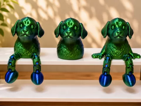 Doggy Articulated,flexy Mini Figurine