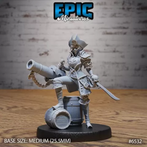 Pirates Crew Gunner / Corsair Army / Water Bandit / Robber Ship Master / Sea Creature / Underwater Warrior / Ocean Raider Encounter by Epic-Miniatures