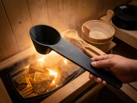 3D Printed Sauna Water Scoop