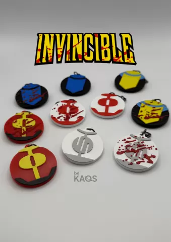 Viltrumite Logo Keychains – Invincible Inspired Collection (3D Printable)