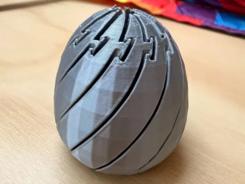 Mini ovo de dragão - pouco filamento