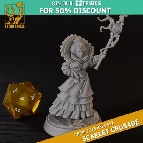 Marquis - Scarlet Crusade - Titan Forge Miniatures April 2023 by Titan Forge Miniatures