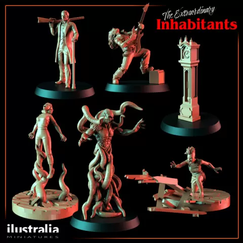 The Extraordinary Inhabitants - The Strange Claremont House by ilustralia miniatures