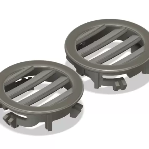 Car Dashboard AC Air Conditioner Air Vent Outlet Grille Cover for Mercedes W204 C180 C200 C230 Right and Left STL